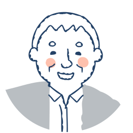 高齢男性のイラスト